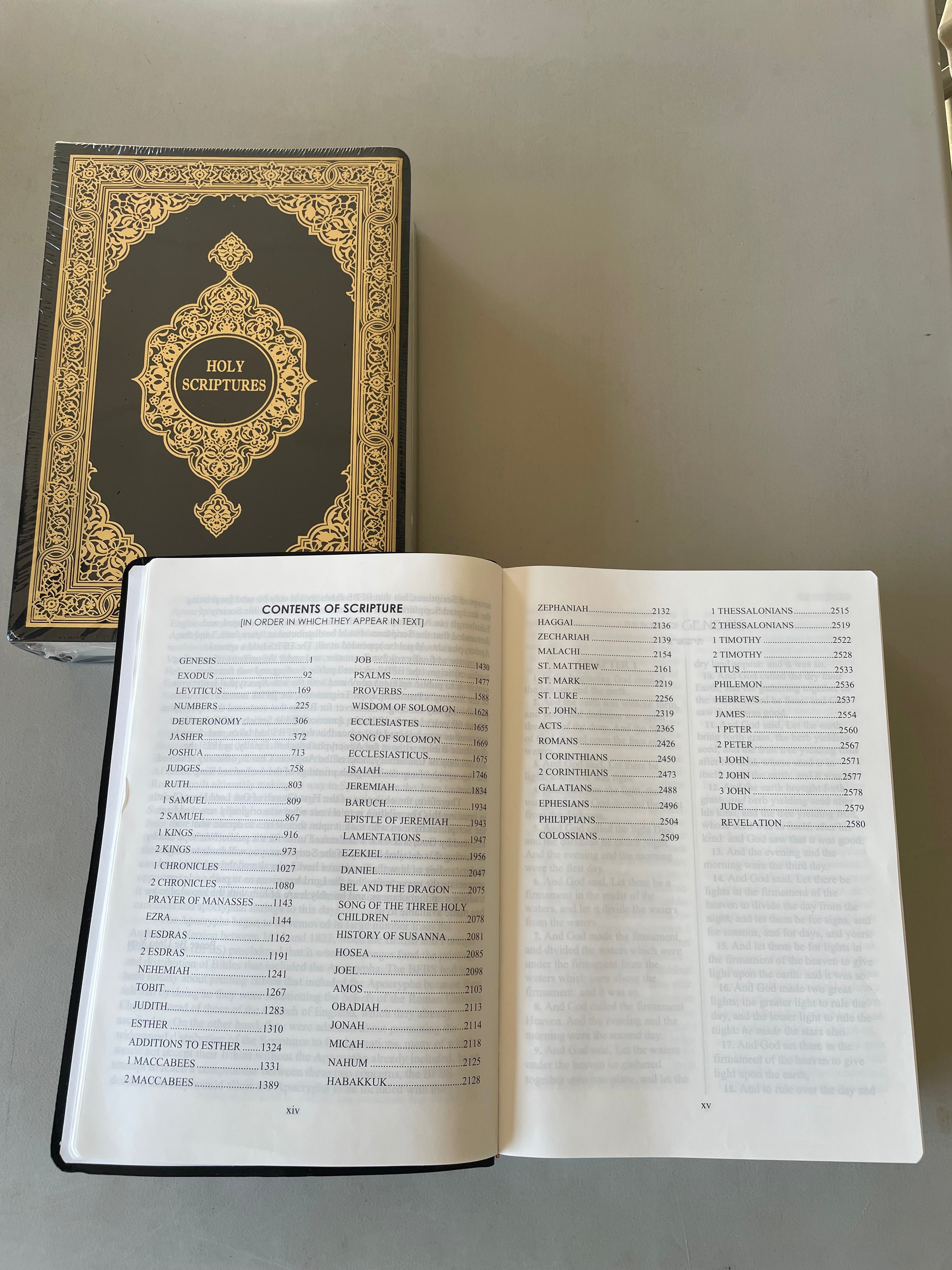 Holy Scriptres The Holy Scriptures Large Print – First Church Store